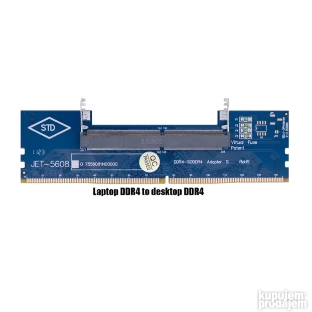 Adapter za ram memoroju Laptop DDR3 na desktop DDR3