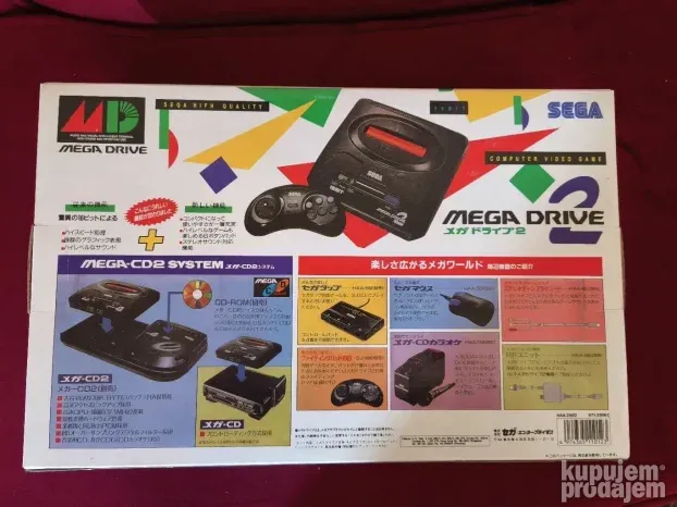 Sega Mega Drive 2 16Bit - NOVO