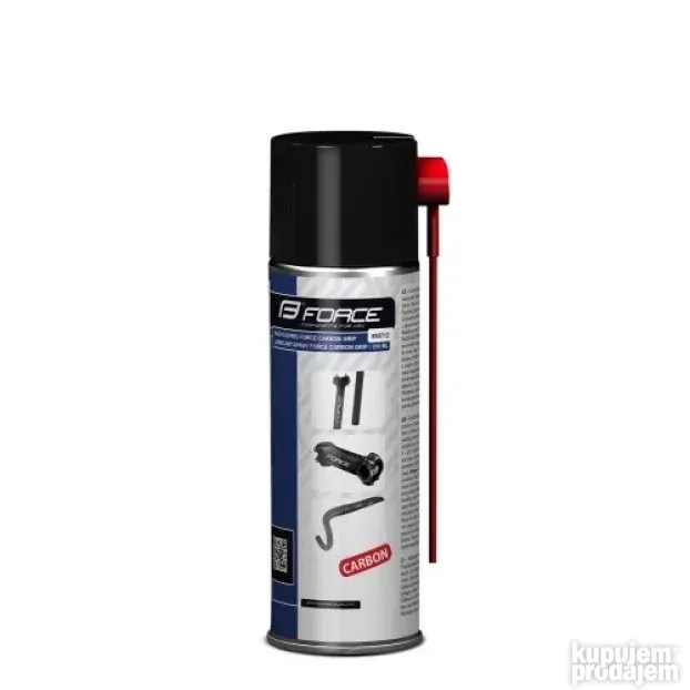 Lubrikant - sprej FORCE Carbon grip 200 ml. - 895712