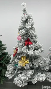 NOVO! Novogodisnja jelka-snežna jelka-bela jelka 180cm - 240