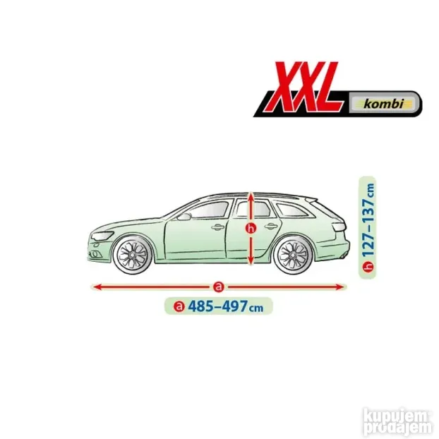 Cerada za auto XXL Karavan veličina Kegel Mobile Garage