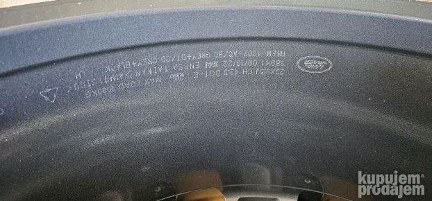 nove alu felne 23" land rover original