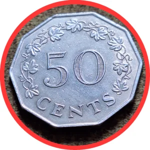 50 Centi 1972 Malta