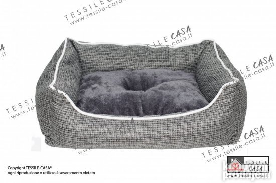 Krevet Za Pse i Mačke Sa Odvojivim Jastukom 62x50x17cm Dandy