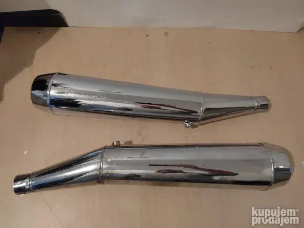 Moto Guzzi ORIGINALNI Hrom auspusi