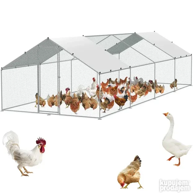 Kavez Za Kokoske Kokosinjac 8 x 3 x 2 m