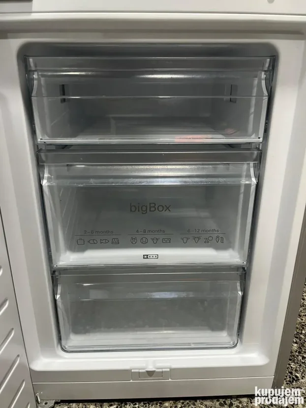 SIEMENS GERMANY Inox kombinovani frižider 312litara