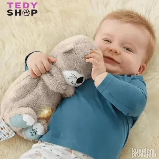 Meda koji diše, svetli i svira uspavanke TOP IGRAČKA za bebe