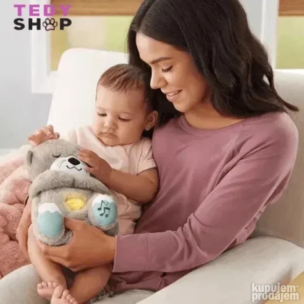 Meda koji diše, svetli i svira uspavanke TOP IGRAČKA za bebe