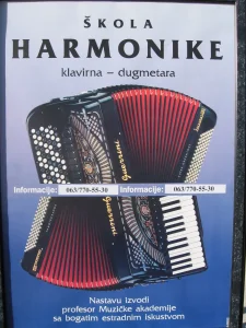 Škola - Časovi Harmonike prof. Branko Lovčević