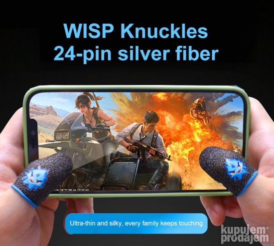 Carapice za palceve rukavice Finger Cover Wisp PUBG Fortnite