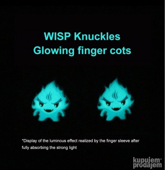 Carapice za palceve rukavice Finger Cover Wisp PUBG Fortnite