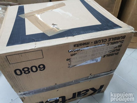 Bastenski Stocic 51.5x51.5x41.5cm ( Beli )- Kartell