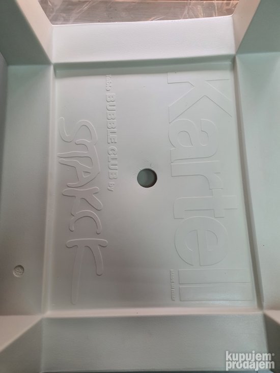 Bastenski Stocic 51.5x51.5x41.5cm ( Beli )- Kartell