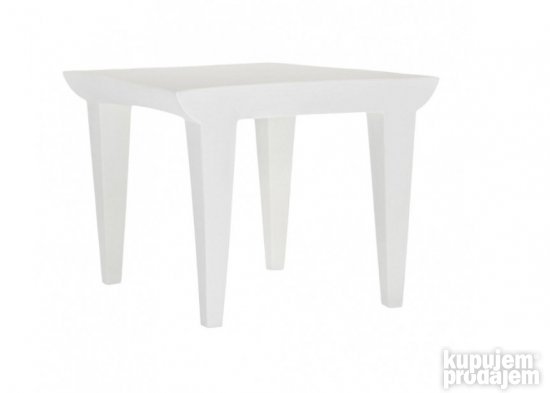 Bastenski Stocic 51.5x51.5x41.5cm ( Beli )- Kartell
