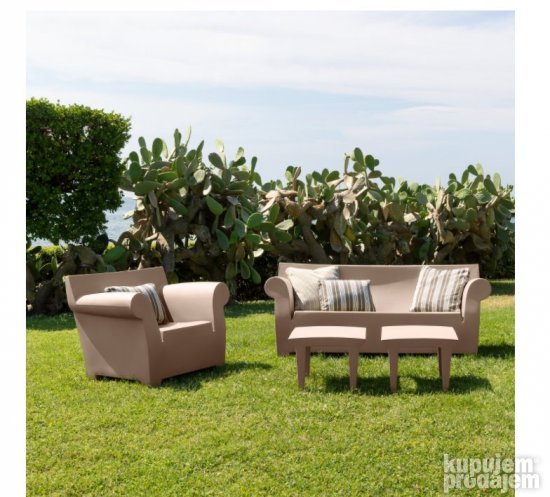 Bastenski Stocic 51.5x51.5x41.5cm ( Beli )- Kartell