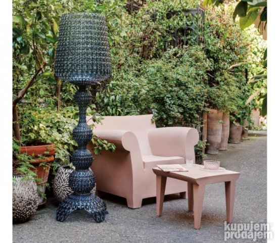 Bastenski Stocic 51.5x51.5x41.5cm ( Beli )- Kartell