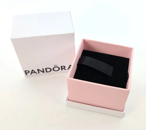 PANDORA prsten Essence Organically Shaped Heart srebro ale s