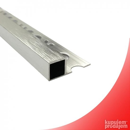 Aluminijumska lajsna (profil) za keramiku KVADA 10