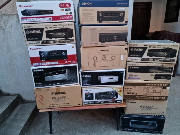 Veliki izbor resivera Yamaha,Denon.Onkyo,Pioneer,Marantz.