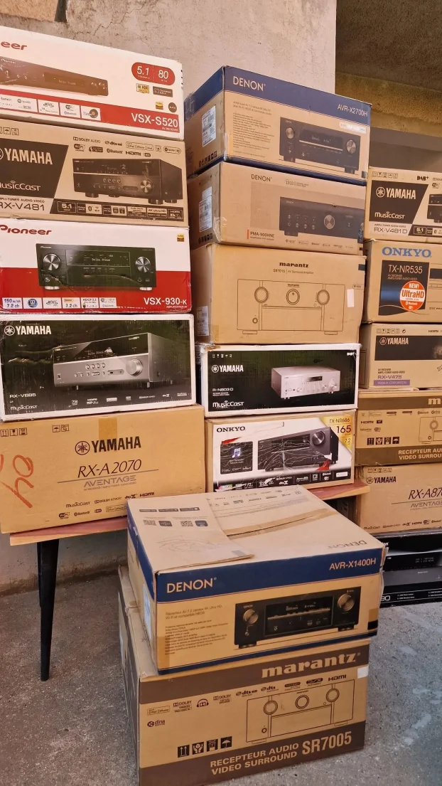 Veliki izbor resivera Yamaha,Denon.Onkyo,Pioneer,Marantz.