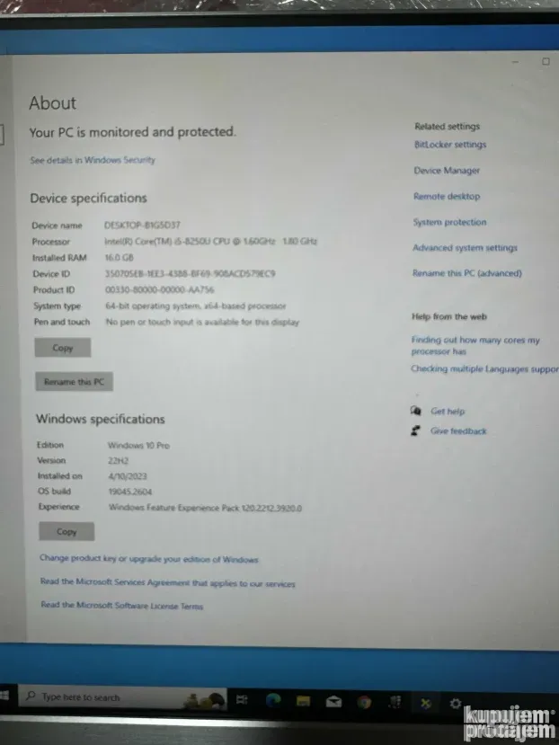 Acer Aspire C24 i5-8250 23.8inch-a Full HD
