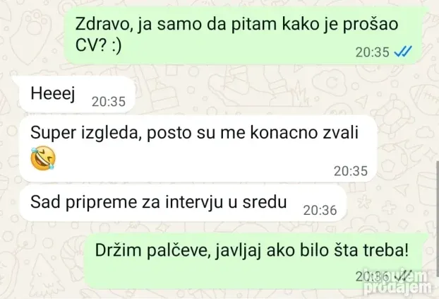 Izrada profesionalnog CV-a/motivacionog pisma