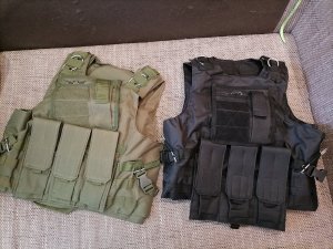 Takticki prsluk crni i zeleni