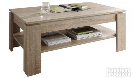 Klub Sto 110x65x47cm Hrast - Trendteam