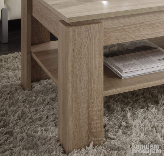 Klub Sto 110x65x47cm Hrast - Trendteam