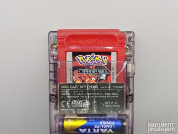 Pokemon RED Nintendo Game Boy / GameBoy / GB / GBC / GBA SP