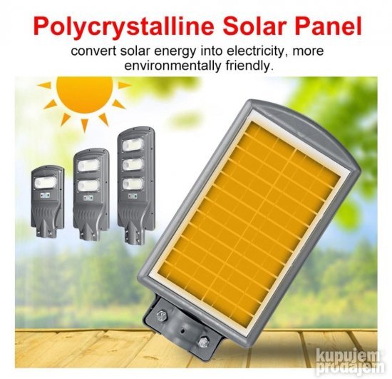 Solarni reflektor za banderu IP65 SIVI više diodni