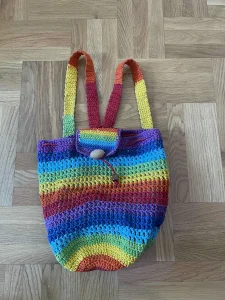 Ranac Pleteni Dugunih boja Rainbow Holand