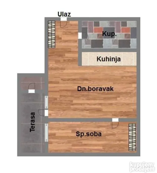 Dvosoban stan u zgradi vrhunskog kvaliteta, PDV, 42m2