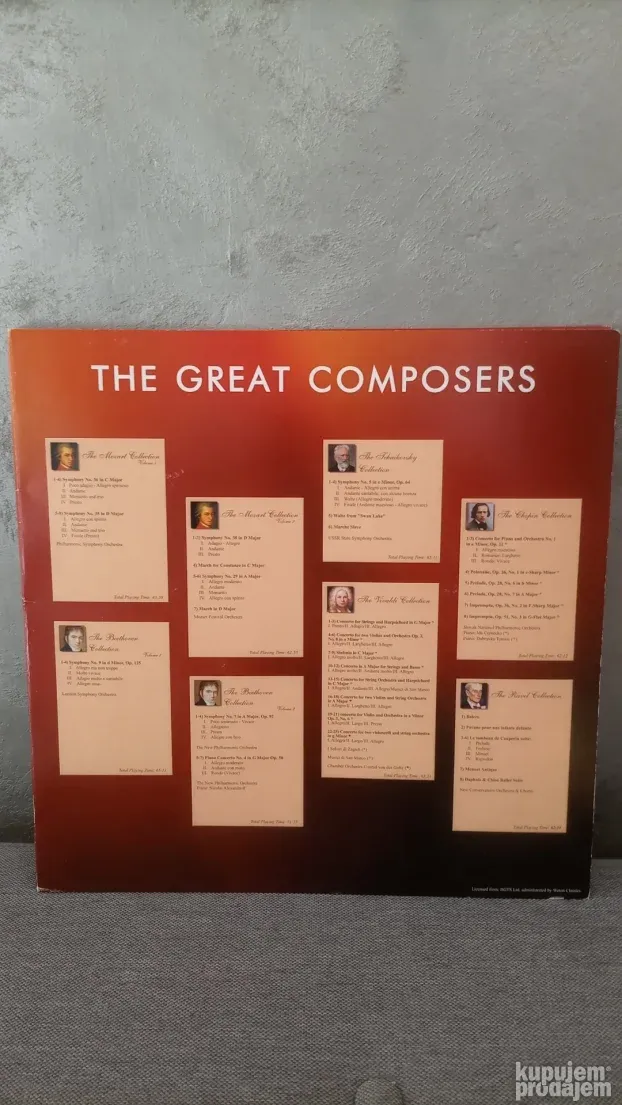 The Great Composers 1680-1930 16CD