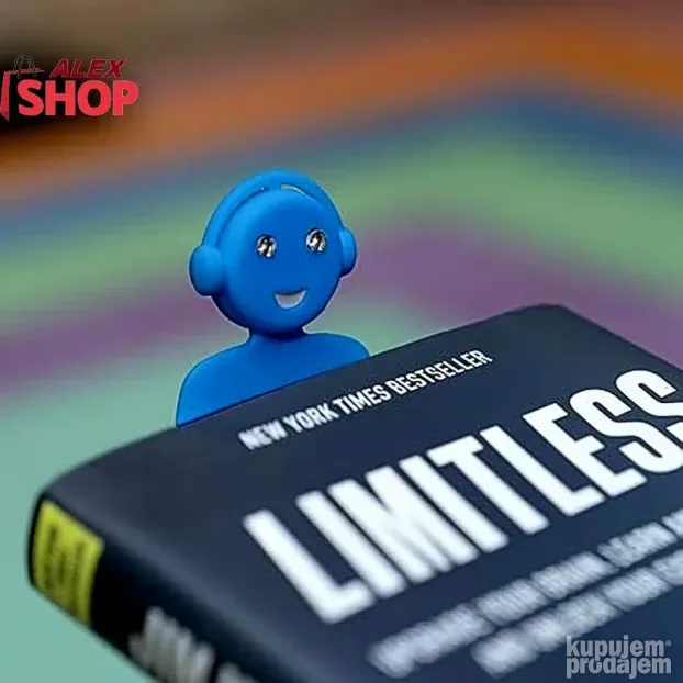 Fleksibilna lampa za čitanje knjiga držač i obeleživač