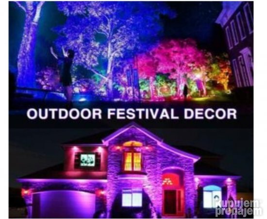 Set 2 Led Reflektora Multicolor 60W-5000K ( Ustellar IP66)