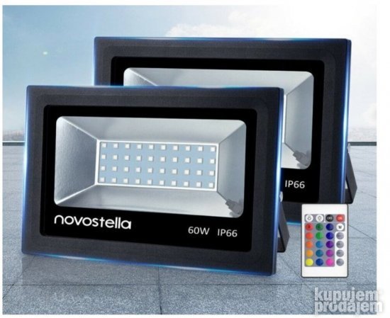 Set 2 Led Reflektora Multicolor 60W-5000K ( Ustellar IP66)