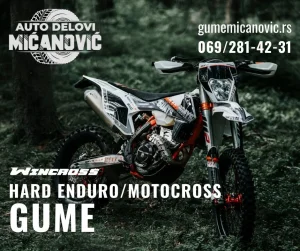 90/100-21, 110/90-19, 120/90-18; 140/80-18; kros enduro gume