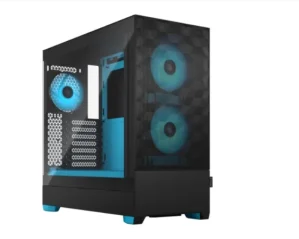 FRACTAL DESIGN Pop Air RGB Cyan Core Glass