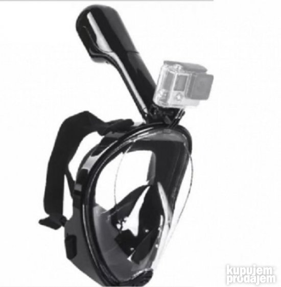 Maska za ronjenje za GoPro L/XL,S/M zelena