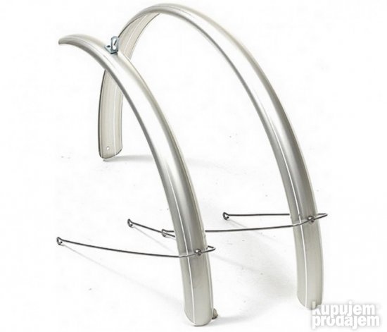 Blatobran eurofender PVC silver 24 53mm sirina