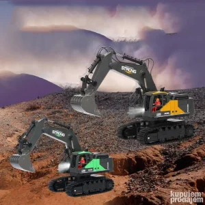 Bager na daljinski sa svetlom zvukom i parom - BAGER igračka