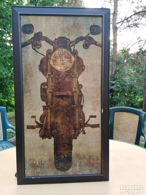Uramnjeni posteri motocikala 2 komada