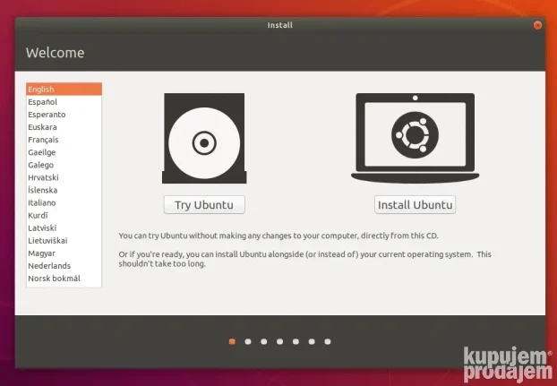 Instalacija opertativnog sistema WINDOWS/LINUX/MAC