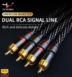 2 x RCA - činč kablovi - Hi-fi pozlaćeni konektori