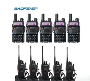 Toki voki Baofeng UV5R 888s UV82 UV9R radio stanica motorola