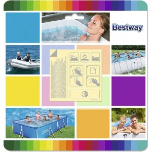 Bestway Samolepljive zakrpe za bazen set 10kom 6,5x6,5cm