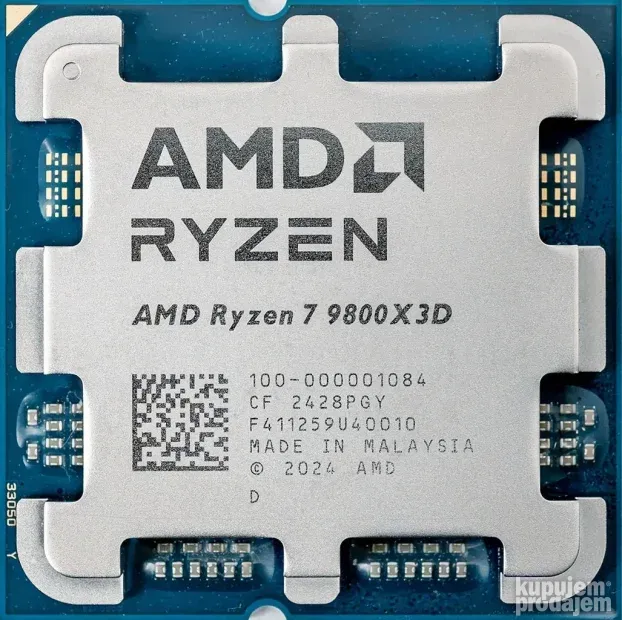 AMD Ryzen 7 9800X3D 4.70GHz AM5 OEM 100-1000001084