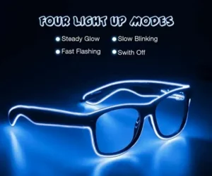 Led plave naocare za zurke LED NAOCARE Blue PARTY glasses